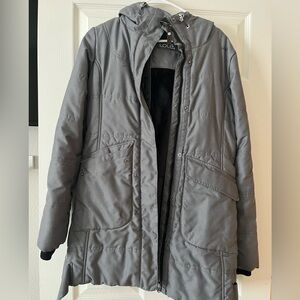 Lole Charcoal Quilted Coat